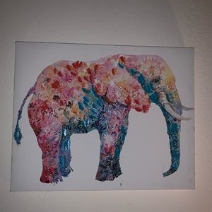 3D Elephant paint decor🌈